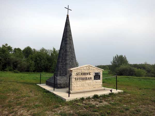 St. John’s Lutheran Church commemorative monument