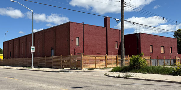 Rear of the Polish Fraternal Aid Society of St. John's Cantius Hall