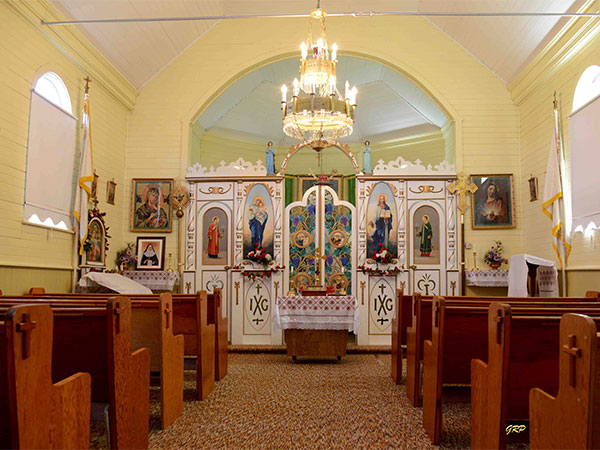Interior of St. John the Baptist Ukrainian Catholic Church