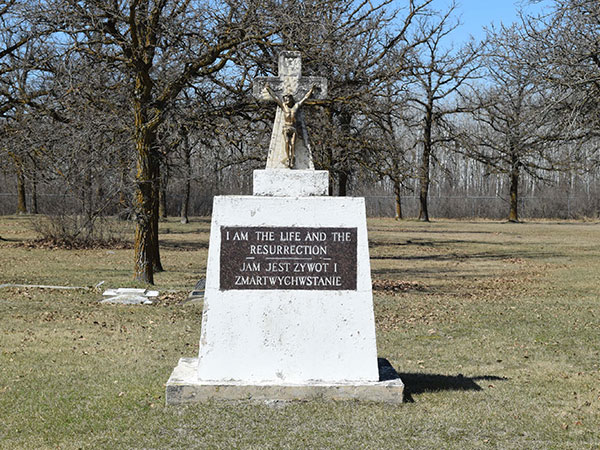 Monument in St. Joseph’s Polish National Catholic Cemetery