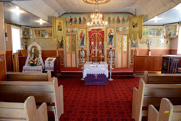 Interior of St. Lawrentius Ukrainian Orthodox Church