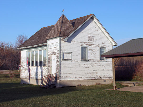 The former Theobald School building at the St. Leon Interpretive Centre