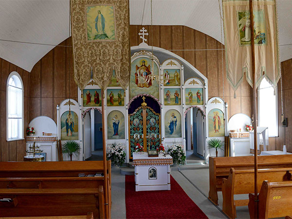 Interior of St. Mary the Protectress Ukrainian Orthodox Church