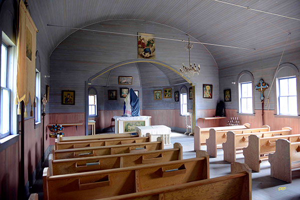 Interior of St. Mary’s Ukrainian Catholic Church