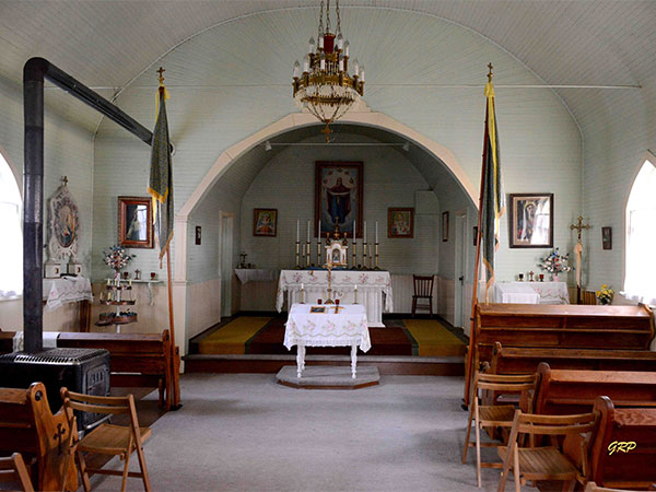 Interior of the Patronage of the Blessed Virgin Mary Ukrainian Catholic Church