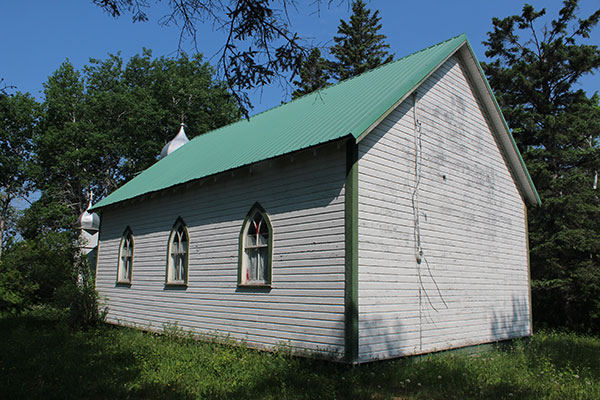 Rear view of patronage of the Blessed Virgin Mary Ukrainian Catholic Church