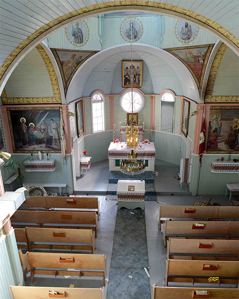 Interior of Patronage of the Blessed Virgin Mary Ukrainian Catholic Church