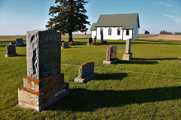 New Haven Cemetery next to St. Matthew's Anglican Church