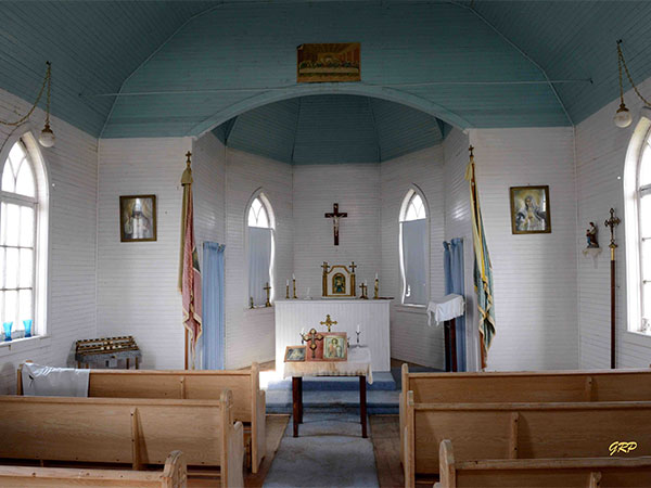 Interior of the St. Michael’s Ukrainian Catholic Church