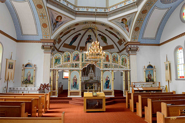 Interior of St. Michael's Ukrainian Orthodox Church