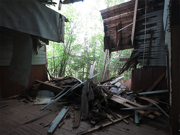 Interior of the former St. Michael&rsquo;s Ukrainian Orthodox Church building