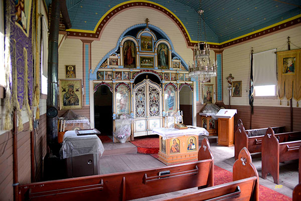 Interior of St. Michael’s Ukrainian Orthodox Church