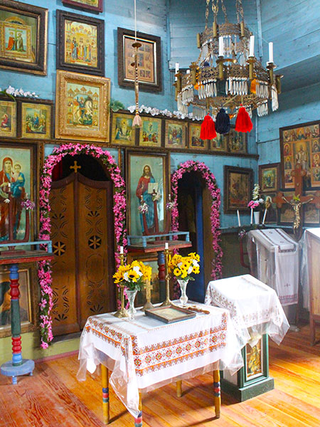 Interior of the Old St. Michael&rsquo;s Ukrainian Orthodox Church