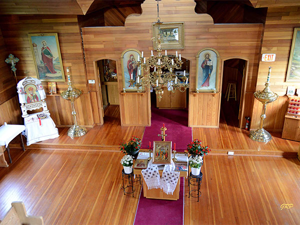 Interior of the St. Nicholas Russian Orthodox Church
