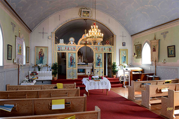 Interior of St. Nicholas Ukrainian Orthodox Church