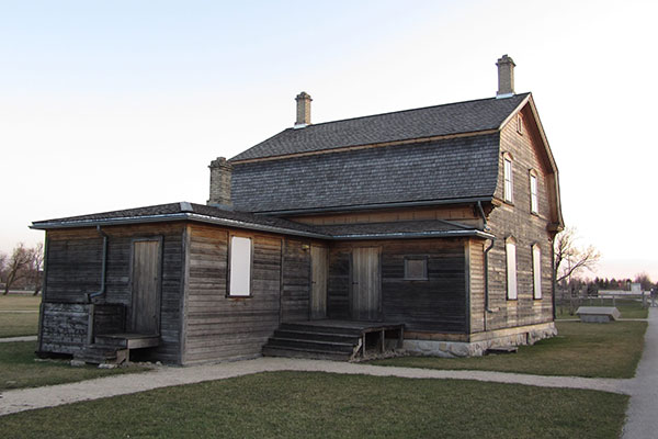 The restored Bohemier House