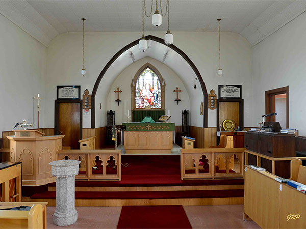 Interior of the St. Paul’s Anglican Church