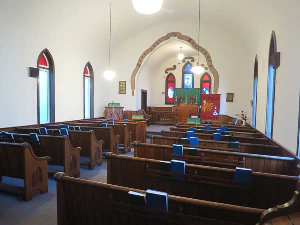 Interior of the St. Paul’s Anglican Church