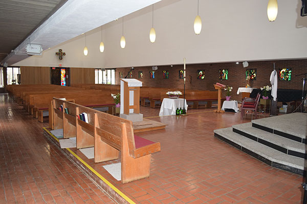 Interior of Christ the King Chapel