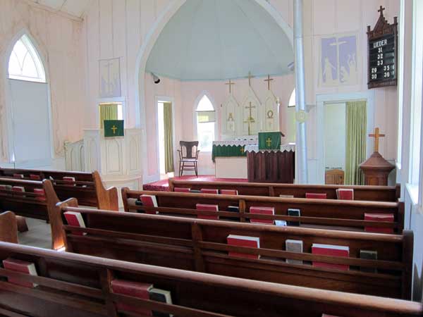 Interior of the St. Paul’s Evangelical Lutheran Church