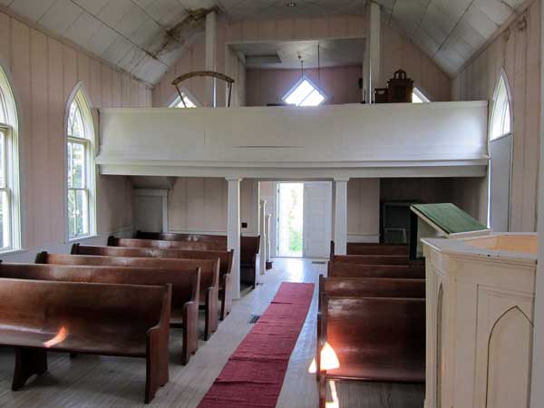 Interior of the St. Paul’s Evangelical Lutheran Church