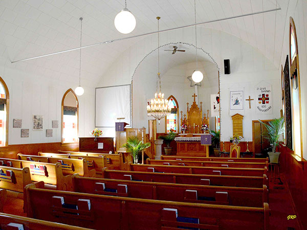 Interior of St. Paul’s Lutheran Church at Green Bay