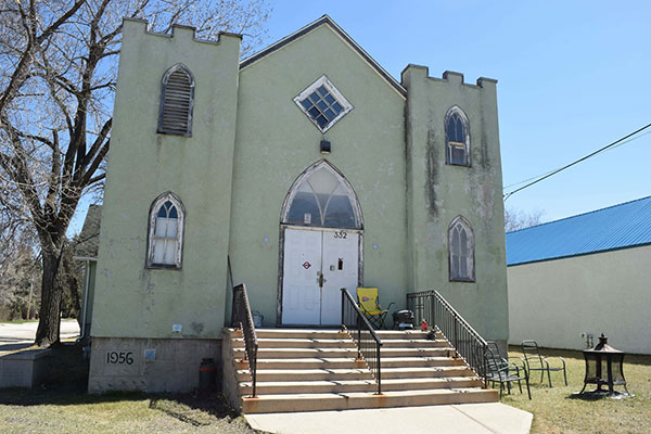 The former St. Paul's United Church at Beausejour