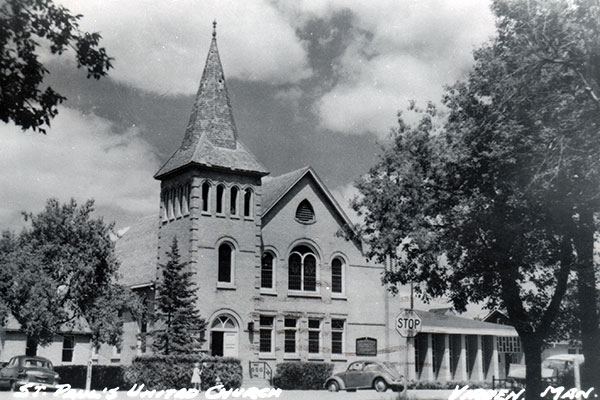 Postcard view of St. Paul’s United Church