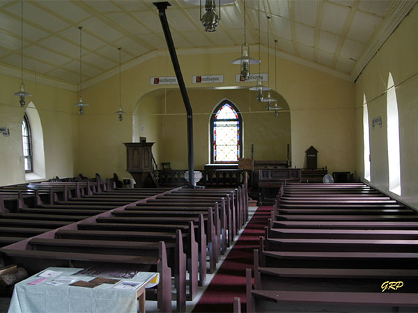 Interior of St. Peter Dynevor Anglican Church