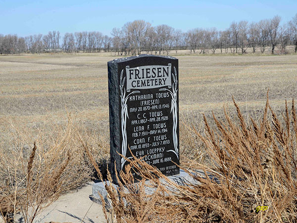 Strassburg Friesen Cemetery