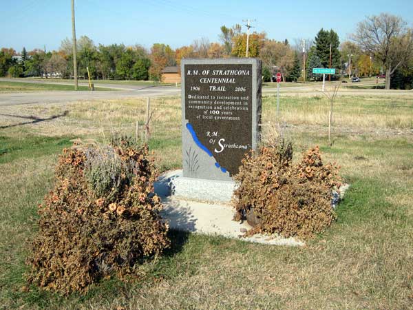 Strathcona Centennial Trail Monument