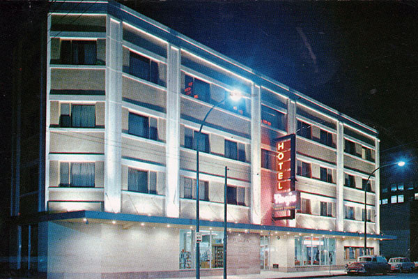 Postcard view of the St. Regis Hotel