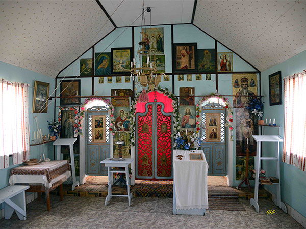 Interior of Sts. Peter and Paul Ukrainian Orthodox Chapel