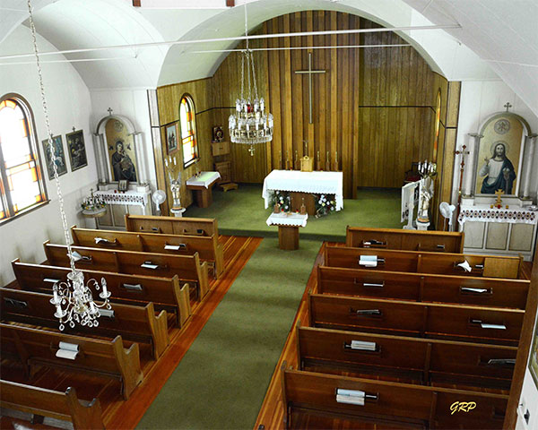 Interior of the Sts. Peter and Paul Ukrainian Catholic Church
