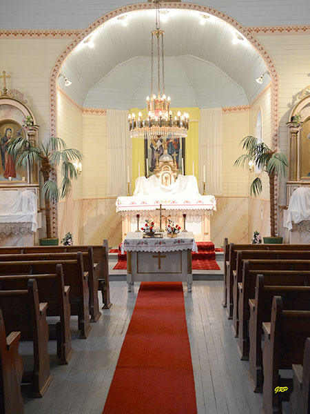 Interior of Saints Peter and Paul Ukrainian Catholic Church