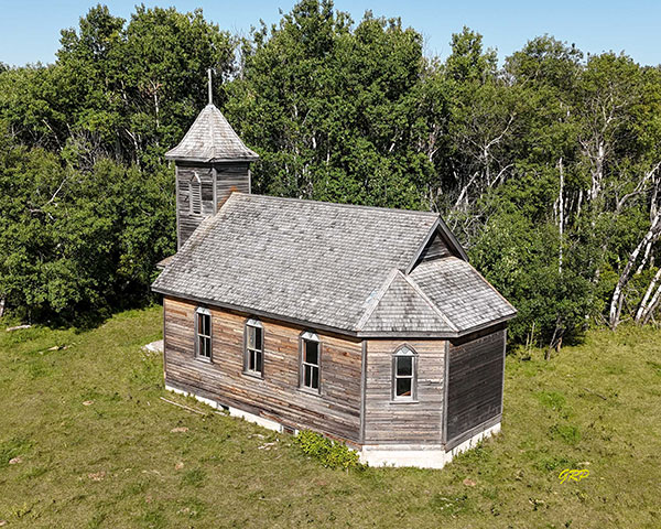 Aerial view of Sts. Peter and Paul Ukrainian United Church