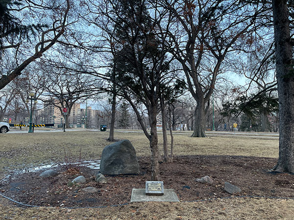 Manitoba-Japanese student exchange program plaque