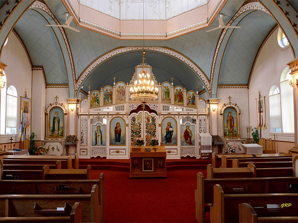 Interior of St. Volodymyr Ukrainian Orthodox Church