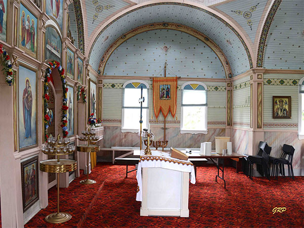 Interior of the Sts. Peter and Paul Ukrainian Orthodox Church