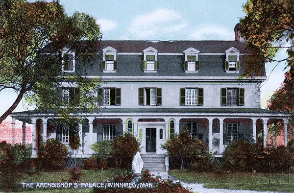 Postcard view of Tache House