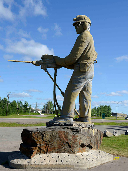 The Miner monument