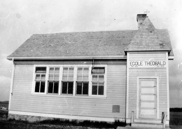 The second Theobald School building