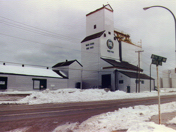 Manitoba Pool grain elevator at The Pas