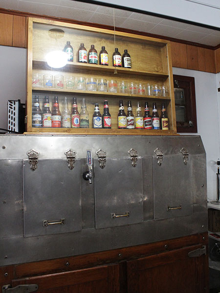 Beer cooler from Elsie's Hotel in the Ukrainian National Home at Tolstoi