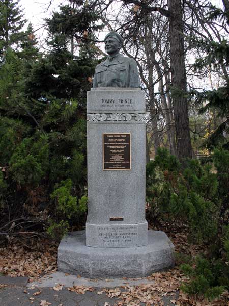 Tommy Prince commemorative monument