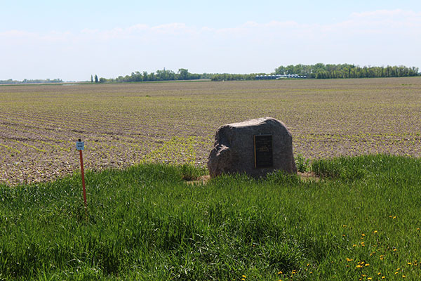Tracy School commemorative monument