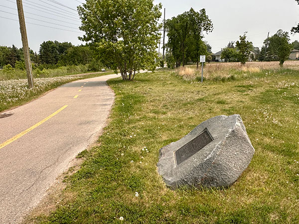 Transcona Trail monument