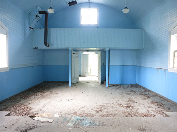 Interior of the former Transfiguration of Jesus Ukrainian Catholic Church