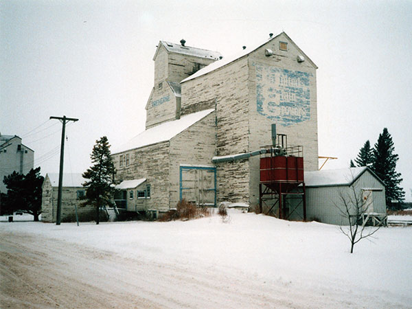 The former United Grain Growers grain elevator at Treherne