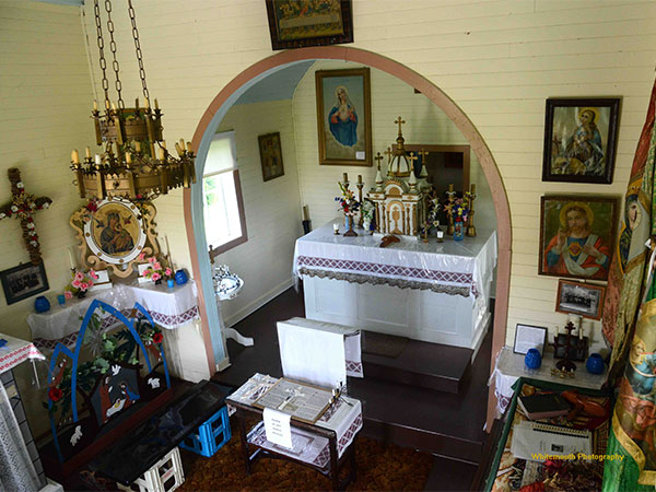 Interior of St. Michael’s Ukrainian Catholic Church